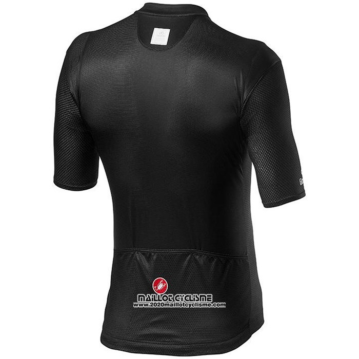 2020 Maillot Cyclisme Giro d'Italia Noir Blanc Manches Courtes et Cuissard